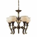 Elk Showroom Kingston 5-Light Chandelier in An English Brass Finish 8213/5